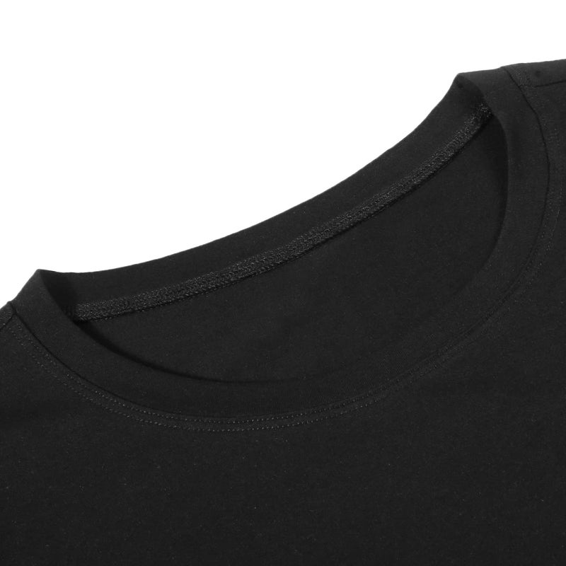Artivaly Womens Long Sleeve Crop Tops Basic Teen Girl Clothes Casual Cute Yoga Shirts Layering Slim Fitted Workout T-Shirt Black - Image 4